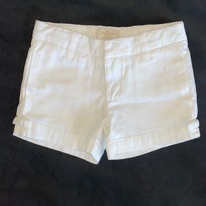 White Kate Spade shorts. Size 5.